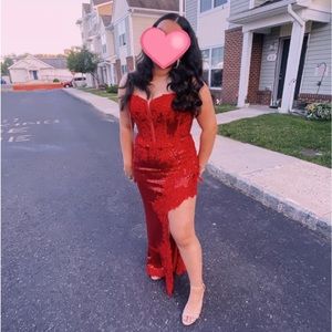Red Prom Dress Size 6